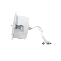 Altavoz de Techo V Network con Micrófono Integrado, Fire Dome y Arranque Rápido para Audio Comercial en Oficinas