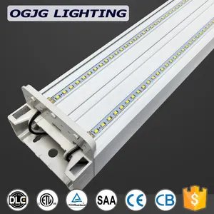 2ft 4ft 5ft 8ft Led Batten Light 0-10V Dimming Motion Sensor Emergency Battery Optional Led Linear Lighting Fixture