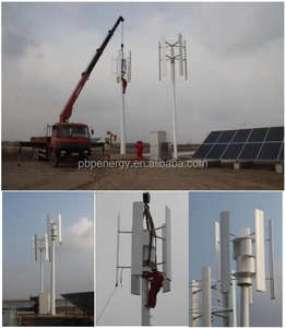 Éolienne à aimant permanent <span class=keywords><strong>verticale</strong></span> 1500W 24V pour centrale électrique, fabricant en gros, prix direct FOB, compétitif - Product Image 3