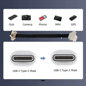 Connecteur mâle moulé Type-C flexible et facile à brancher, longueur de câble 200 mm, accessoires prenant en charge la charge rapide pour iPhone 15 - Product Image 4