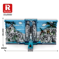 Nouveauté 2024 Reobrix 66039 Book Bricks Ensemble de blocs de construction de 3307 pièces Jouet éducatif en plastique ABS pour les enfants de plus de 6 ans