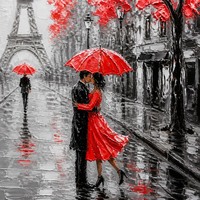 SEQIAO Impression sur toile numérique écologique, peinture à l'aquarelle, art mural abstrait moderne, paysage urbain, impressions décoratives pour la maison, cadeau