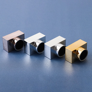 Sang Trọng Vàng Bạc Mạ Hình Chữ Nhật Nước Hoa <span class=keywords><strong>Cap</strong></span> Dễ Dàng Sử Dụng 15Mm ABS Nước Hoa Chai Nắp Cho Chai Thủy Tinh - Product Image 3