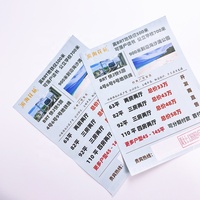 Brochure publicitaire Service Flyers Impression offset manuelle personnalisée Emballage de bijoux Brochure Design Film Lamination Flyer