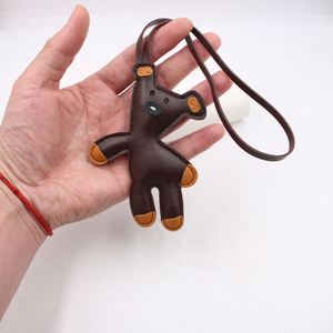 Nouveau porte-clés mignon en forme d'ours de dessin animé, pendentif de sac, porte-clés populaire pour sac à dos, breloque décorative pour sac - Product Image 3