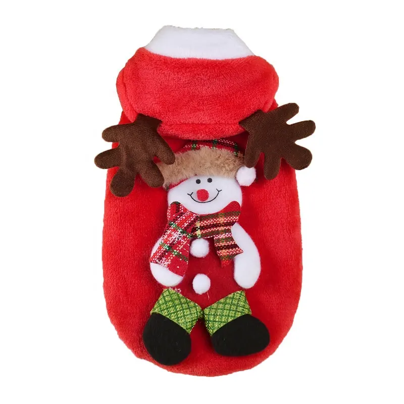 Christmas Dog Costume Pet Clothes for Dogs Cats Coat Hoodie Dog Jacket Warm New Year Pets Clothing Dressing up for Xmas