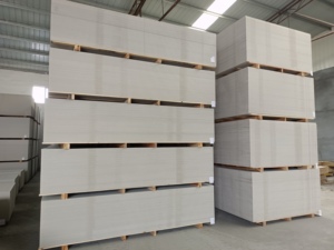 <span class=keywords><strong>Panel</strong></span> Dinding Eksterior Bebas Asbes dari Papan Semen Serat Abu-abu Modern, Papan Silikat Kalsium Tahan Api untuk Pelapis Dinding Bertekanan - Product Image 2