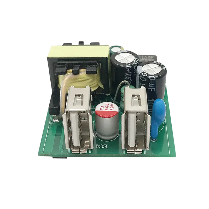 Custom AC To DC Cell Mobile Phone Charger Power 2 Amp Adapter Dual Double USB Wall Charger Pcb Circuit Pcba Board