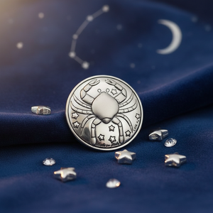 Colgante y amuleto BLAZON ZODIAC CANCER de 30 mm de diámetro - Product Image 3