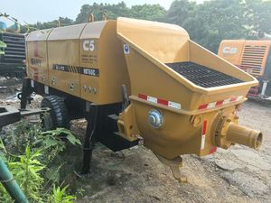 Certificado <span class=keywords><strong>Sany</strong></span> HBT60C-110 Bomba De Concreto Pequeno 90% Nova Alta Qualidade com Controle Remoto Características Componentes do Núcleo Do Motor Do Motor - Product Image 3