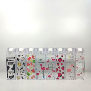 Botella de Agua Reutilizable de Plástico con Diseño Rectangular, Botellas de Agua en Stock - Product Image 6