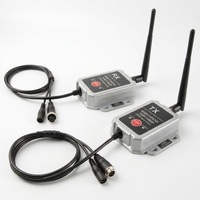 Kit de Adaptador de Video AHD Melia |   Transmisor y Receptor de Largo Alcance de 200M 1080P |   IP67 Impermeable 12-36V 1 Año de Garantía para Camión