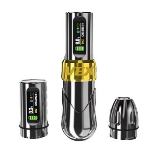 Body Art Electric Digital Rotary Tattoo Machine <span class=keywords><strong>Kit</strong></span> Baterías duales Pluma de tatuaje inalámbrica para agujas de cartucho de tatuaje - Product Image 3