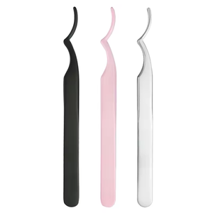 Pinzette portatili per Extension ciglia di nuovo prodotto forma curva pinzette per ciglia finte - Product Image 1