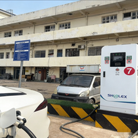Nueva Estación de Carga Rápida DC de Doble Pistola para Carga Simultánea 250A 40-400KW 200-1000V para Carga Pública de Alto Tráfico