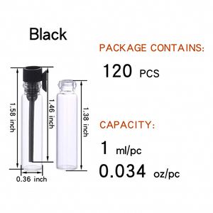 Custom Label Cylinder Perfume Tester Bottles 1ml 2ml 3ml <b>Pocket</b> Size Sealing Good 100pcs Carton Packing Samples - Product Image 2