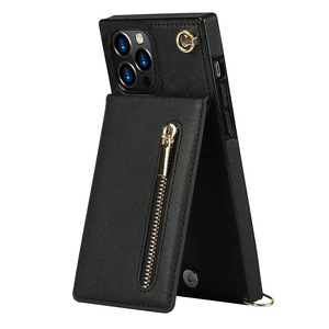 Coque de téléphone en promotion avec bandoulière, porte-cartes zippé et portefeuille pour <span class=keywords><strong>iPhone</strong></span> 18 17 16 15 14 13 Pro Max <span class=keywords><strong>XR</strong></span> Xs Max - Product Image 6