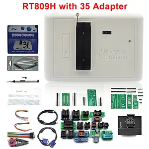 TV LCD programador RT809H EMMC Nand programador FLASH + 35 artículos + TSOP56 TSOP48 SOP8 TSOP28 EDID Cable SOP8 Clip de prueba