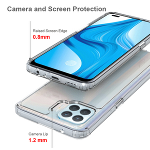 Pour Oppo A93 Étui de téléphone portable tendance Cadre en TPU transparent + <span class=keywords><strong>Coque</strong></span> arrière rigide en acrylique - Product Image 6