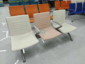 Silla de Espera Moderna de 1, 2, 3, 4 y 5 Plazas con Cuero Sintético para Oficina, Recepción, Sala de Espera, Aeropuerto, Hospital, Clínica, Público - Product Image 4