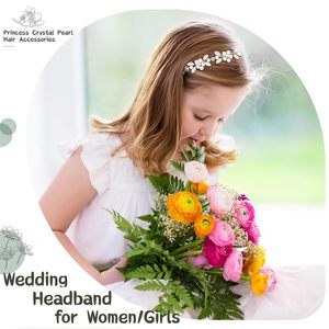 <span class=keywords><strong>Serre</strong></span>-tête Tanfeine pour adulte, style princesse, avec fleurs, cristaux argentés et perles, idéal pour mariage, anniversaire, première <span class=keywords><strong>communion</strong></span> - Product Image 6