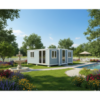 Kit de maison modulaire extensible de 20 pieds bon marché maison moderne pour vivre maison conteneur de luxe préfabriquée personnalisée