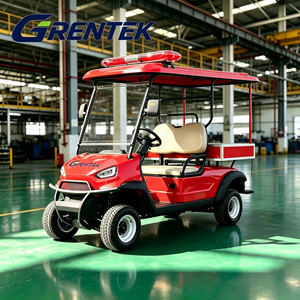 Camion de pompiers électrique pour patrouille de sites privés, chariot utilitaire d'intervention incendie avec châssis en acier, moteur 3,5 kW, pour routes non publiques - Product Image 4