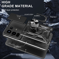 Coque extérieure Heavy Duty Armor PC + TPU Push Window Camera Protector Phone Case pour Infinix Note 30 40X 50 Pro / Zero 40 Cover