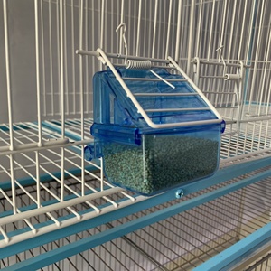 Spillproof <strong>Bird</strong> Feeding Box Plastic Durable <strong>Cage</strong> Hanging Pet <strong>Birds</strong> Food Container Parrot <strong>Cage</strong> <strong>Feeder</strong> - Product Image 4