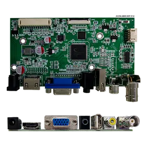 แผงควบคุมหน้าจอ LCD EDP พร้อม AV VGA USB HDMI CVBS ความละเอียดอินพุต1920*1080ง่ายต่อการอัปเดตซอฟต์แวร์ด้วย USB