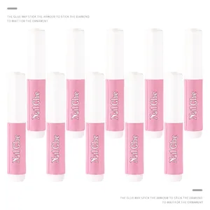 Colle à ongles à séchage rapide (10-30 pièces) – Gel adhésif pour extensions rapides, super fixation pour faux ongles et strass – Mini colle - Product Image 5