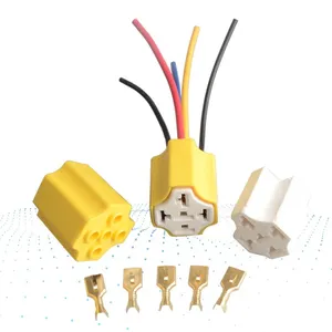 Toma de relé automático de material cerámico de 5 pines, toma de relé automático