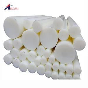 Round rod high quality anti slip wear resistant hdpe uhmwpe round bar nylon white custom size welding rods