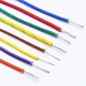 High Temp Copper Conductor <strong>Fiberglass</strong> Silicone Wire 200C <strong>Rated</strong> Flexible Insulated Cable IP67 <strong>Rated</strong> - Product Image 5