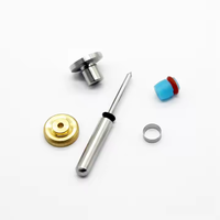 KMT Waterjet Pièce de Rechange HP Kit de Valve Pneumatique Joint de Tige de Siège de Valve Assemblage avec Anneau de Secours et Joint Torique pour Outil KMT Waterjet