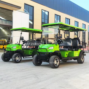 Voiturette de golf électrique tout-terrain de luxe, véhicule à énergie nouvelle avec sièges confortables pour navettes de parcs à thème, campus et centres de villégiature - Product Image 6