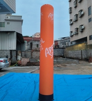 Colonne gonflable à LED avec logo personnalisé, tube gonflable pour la publicité