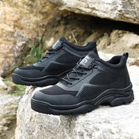 Chaussures de sécurité respirantes pour hommes de la marque GUYISA, acceptant la personnalisation, avec embout en acier.