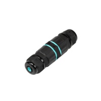 Connecteur étanche IP68 Oujun M20 à raccordement rapide trois voies, terminal de câblage en forme de T à 3 fils pour boîtier PA