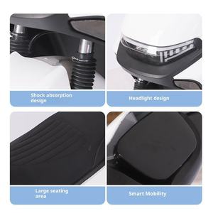 Sepeda Motor Listrik Skuter Moped Kecepatan Tinggi Grosir dengan Pedal Motor Hub Belakang 1500W 48V 30-50Km/jam - Product Image 3