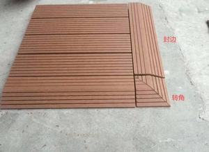 بلاط خارجي مركب حديث مقاوم للماء بنظام التعشيق للشرفات في الشقق والفلل - Product Image 4