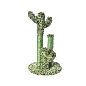 Poste rascador de árbol para gatos, venta al por mayor, suministros para mascotas, poste de árbol de gato de Cactus de sisal Natural 100% con etiquetas privadas personalizadas - Product Image 3
