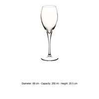 Verre à vin blanc Montecarlo 20 cl Pasabahce H 20,5 cm Ø 6,8 cm
