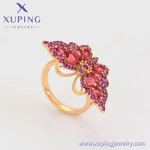 X000705807 Bijoux xuping Vente chaude <span class=keywords><strong>Bague</strong></span> de luxe à motif papillon <span class=keywords><strong>Or</strong></span> <span class=keywords><strong>18</strong></span> <span class=keywords><strong>carats</strong></span> Élégante Délicate Vintage <span class=keywords><strong>Bague</strong></span> fine pour femmes - Product Image 4