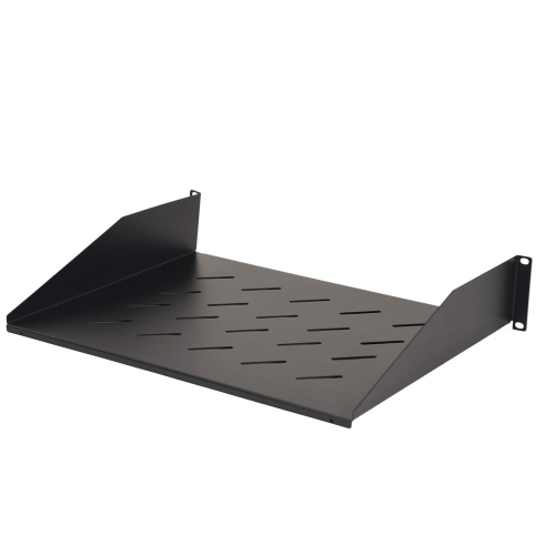 1U Server Rack Shelf for 19" Network Equipment Racks Cabinets Depth 12 inches Well-Ventilated Cantilever Tray