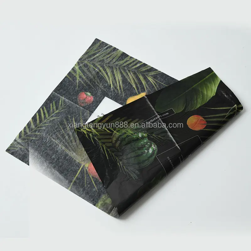 Wholesale packaging paper tissue recycled packaging tissue paper custom printed tissue paper packaging butterfly