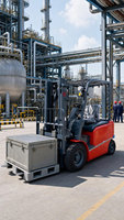 Chariot élévateur électrique antidéflagrant certifié ATEX de 3 tonnes pour entrepôt de revêtements chimiques, chariot élévateur à batterie sûr DIYA