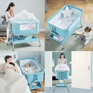 Lo más nuevo, cama de bebé ajustable de 6 alturas, cuna para dormir, cunas de bebé de viaje con <span class=keywords><strong>bolsa</strong></span> de viaje, cuna mecedora para bebé - Product Image 5