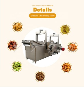 Machine à friture en continu à décharge automatique, ml, de qualité alimentaire, pour la friture des haricots d'arachide, revêtement - Product Image 3
