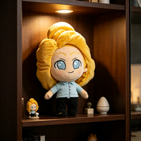 Fabricant OEM de jouets en peluche personnalisés, figurines en peluche faites à la main, jouets mascotte Kpop, jouet en peluche doux de haute qualité de 20 cm, faible MOQ